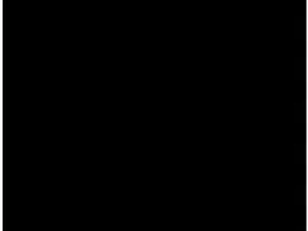 Black — Coarse Linen Weave